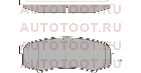 Колодки тормозные зад TOYOTA LAND CRUISER 80/90/105/120/78/150 sp2040 sangsin%20brake – купить в Омске. Цены, характеристики, фото в интернет-магазине autotoot.ru