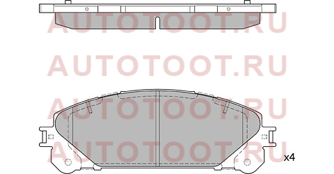 Колодки тормозные перед LEXUS RX350/450 08-/HIGHLANDER 13- sp2137 sangsin%20brake – купить в Омске. Цены, характеристики, фото в интернет-магазине autotoot.ru