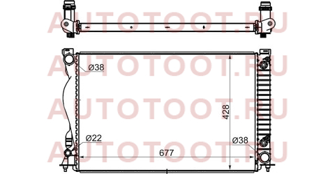 Радиатор AUDI A6/S6 2.4/2.8/3.0/3.0T/3.2 04-/ALLROAD 3.0/3.2 06- ad0006-05 sat – купить в Омске. Цены, характеристики, фото в интернет-магазине autotoot.ru