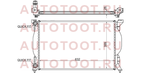 Радиатор AUDI A4/S4 1.6/1.8T/1.9TD/2.0/2.0T/2.0TD 00-07//AUDI A6/S6 2.0 01-04//SEAT EXEO 1.6/1.8T/ ad0006-1 sat – купить в Омске. Цены, характеристики, фото в интернет-магазине autotoot.ru