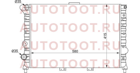 Радиатор ALFA ROMEO 156 1.6 97-/1.8 97-02 ar0002 sat – купить в Омске. Цены, характеристики, фото в интернет-магазине autotoot.ru