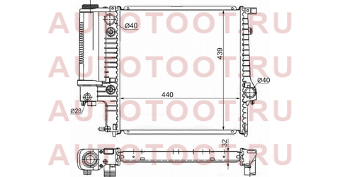 Радиатор BMW 3-SERIES E30 1.6 82-90/BMW E36 1.6/1.8/2.0/2.5 90-96 bw0001 sat – купить в Омске. Цены, характеристики, фото в интернет-магазине autotoot.ru