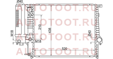 Радиатор BMW 5-SERIES E34 1.8/2.0/2.5 88-96 bw0004 sat – купить в Омске. Цены, характеристики, фото в интернет-магазине autotoot.ru