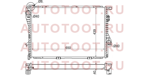 Радиатор BMW 5-SERIES E39 2.0/2.3/2.8/3.5/4.0 95-03/BMW 7-SERIES E38 2.8/3.0/3.5/4.0/5.0 94-01 bw0005-97 sat – купить в Омске. Цены, характеристики, фото в интернет-магазине autotoot.ru