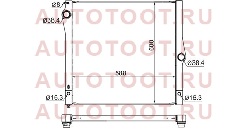 Радиатор BMW X5/X6 E70/E71 3.0/4.8 07- bw0010-07 sat – купить в Омске. Цены, характеристики, фото в интернет-магазине autotoot.ru