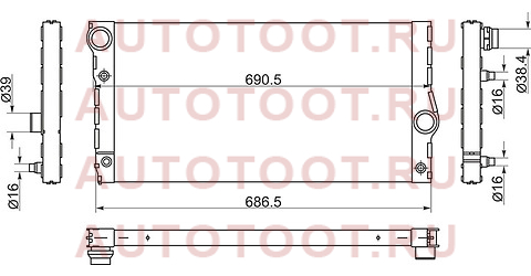 Радиатор BMW 5-SERIES F10/F11 10-/7-SERIES F01/F02 08- bw0013 sat – купить в Омске. Цены, характеристики, фото в интернет-магазине autotoot.ru