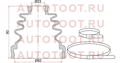 Пыльник шруса наружный TOYOTA CALDINA/CORONA 21.. 97-02/MAZDA6/CX7 02-13 (2 хомута. резина) c1105 sat – купить в Омске. Цены, характеристики, фото в интернет-магазине autotoot.ru