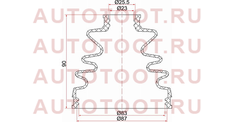 Пыльник шруса наружный TOYOTA CAMRY GRACIA 96-01 2.2L, MARK II 97-01 SXV20 (2 хомута. резин c1113 sat – купить в Омске. Цены, характеристики, фото в интернет-магазине autotoot.ru