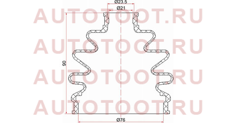 Пыльник шруса наружный SUBARU FORESTER 97-08 EJ20, 08- EJ25/IMPREZA 01-08 (2 хомута. резина c1117 sat – купить в Омске. Цены, характеристики, фото в интернет-магазине autotoot.ru