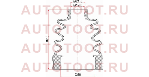 Пыльник шруса внутренний HONDA CR-V RE2 06-11 2.0/2.4L, MAZDA DEMIO 96-04 (2 хомута. резина c1170t sat – купить в Омске. Цены, характеристики, фото в интернет-магазине autotoot.ru