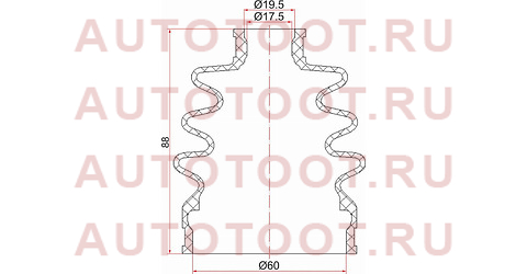 Пыльник шруса внутренний RR HONDA CR-V RD1/HONDA FIT 01-07 наружный FR (2 хомута. резина) c1400 sat – купить в Омске. Цены, характеристики, фото в интернет-магазине autotoot.ru