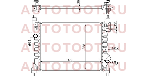 Радиатор CHEVROLET SPARK 10- ch00021 sat – купить в Омске. Цены, характеристики, фото в интернет-магазине autotoot.ru