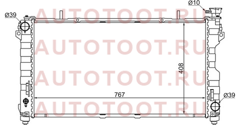 Радиатор CHRYSLER VOYAGER/TOWN&COUNTRY/DODGE CARAVAN 3.3/3.8 01-04 cr0002-01 sat – купить в Омске. Цены, характеристики, фото в интернет-магазине autotoot.ru