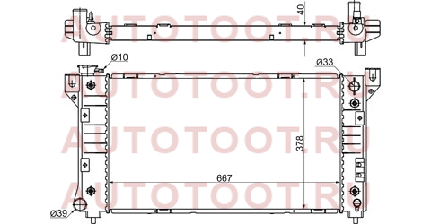 Радиатор CHRYSLER VOYAGER/TOWN&COUNTRY/DODGE CARAVAN 2.0/2.4/3.0/3.3/3.8 96-01 cr0002-96 sat – купить в Омске. Цены, характеристики, фото в интернет-магазине autotoot.ru