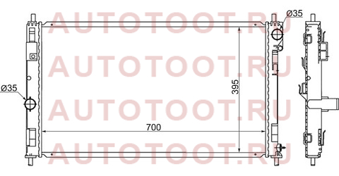 Радиатор CHRYSLER SEBRING/DODGE AVENGER/JOURNEY 2.0/2.0TD/2.4/2.7/3.5 07-//DODGE CALIBER/JEEP COMPAS cr0005-07 sat – купить в Омске. Цены, характеристики, фото в интернет-магазине autotoot.ru