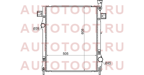 Радиатор DODGE NITRO 3.7/4.0 07- cr0007 sat – купить в Омске. Цены, характеристики, фото в интернет-магазине autotoot.ru
