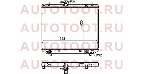 Радиатор DAIHATSU TERIOS/TERIOS KID 02-10 EF-DET/TOYOTA CAMI 07-/LITE/TOWNACE S402 07- da0001-07 sat – купить в Омске. Цены, характеристики, фото в интернет-магазине autotoot.ru