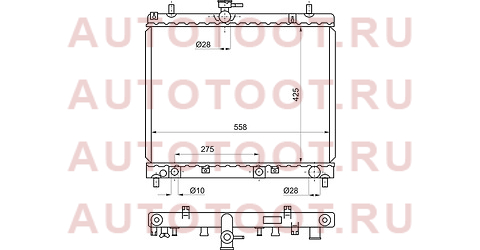 Радиатор DAIHATSU BE-GO 06-/TOYOTA RUSH 06- da0001071 sat – купить в Омске. Цены, характеристики, фото в интернет-магазине autotoot.ru