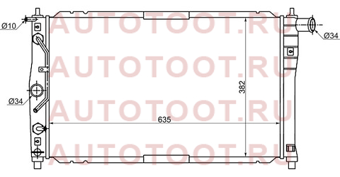 Радиатор DAEWOO/CHEVROLET LANOS 97-/ZAZ CHANCE 1.3/1.5/1.6 07- dw0003-at sat – купить в Омске. Цены, характеристики, фото в интернет-магазине autotoot.ru