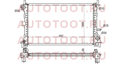 Радиатор FORD FOCUS 1.6/1.8/2.0 98-04 fd0001 sat – купить в Омске. Цены, характеристики, фото в интернет-магазине autotoot.ru