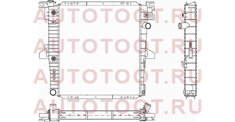 Радиатор FORD EXPLORER 5.0 96-02 fd0007-1 sat – купить в Омске. Цены, характеристики, фото в интернет-магазине autotoot.ru