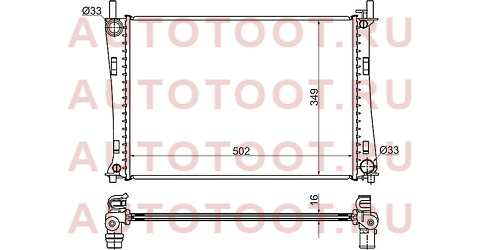 Радиатор FORD FUSION/FIESTA 1.25/1.4/1.6 01-08/MAZDA 2 1.3/1.4/1.6 02- fd0008 sat – купить в Омске. Цены, характеристики, фото в интернет-магазине autotoot.ru