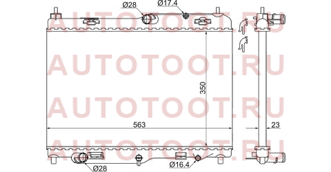 Радиатор FORD FIESTA 09-/ECOSPORT 13- fd0008-09 sat – купить в Омске. Цены, характеристики, фото в интернет-магазине autotoot.ru