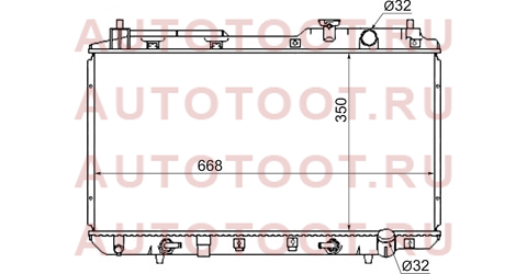 Радиатор HONDA CR-V 95-01 hd0004 sat – купить в Омске. Цены, характеристики, фото в интернет-магазине autotoot.ru