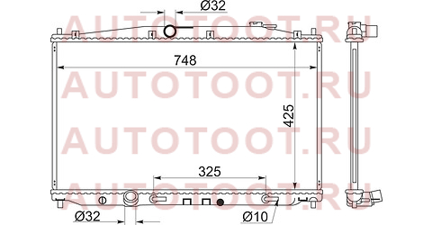 Радиатор HONDA ODYSSEY 08-13 hd0007rb3 sat – купить в Омске. Цены, характеристики, фото в интернет-магазине autotoot.ru