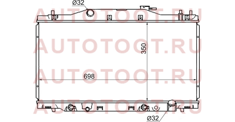 Радиатор HONDA INTEGRA 1.6/2.0 01- hd0008-dc sat – купить в Омске. Цены, характеристики, фото в интернет-магазине autotoot.ru