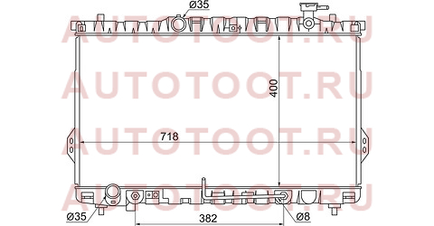 Радиатор HYUNDAI SANTA FE CLASSIC 2.0/2.4/2.7 00-06 hy0006-1 sat – купить в Омске. Цены, характеристики, фото в интернет-магазине autotoot.ru