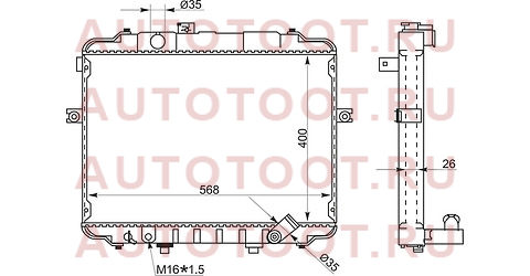 Радиатор HYUNDAI H100/PORTER (TAGAZ) 94- hy0011 sat – купить в Омске. Цены, характеристики, фото в интернет-магазине autotoot.ru