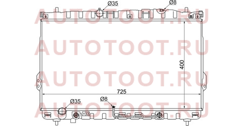 Радиатор HYUNDAI TRAJET 2.0/2.0D/2.7 99- hy0015 sat – купить в Омске. Цены, характеристики, фото в интернет-магазине autotoot.ru