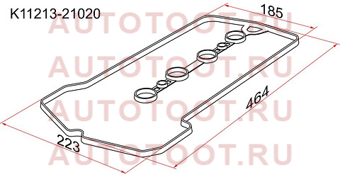 Прокладка клапанной крышки TY 1NZ-FE, 04- NCP91, NZE14#/NZE15#, NZT26# k11213-21020 sat – купить в Омске. Цены, характеристики, фото в интернет-магазине autotoot.ru