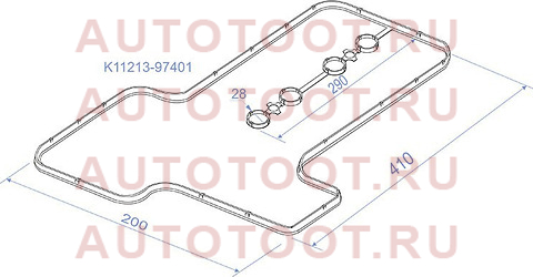 Прокладка клапанной крышки TY K3VE, 3SZ-VE, 00- BB/Cami/Duet/Passo/Rush k11213-97401 sat – купить в Омске. Цены, характеристики, фото в интернет-магазине autotoot.ru