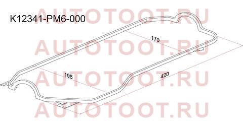 Прокладка клапанной крышки HO D13B, D15B, ZC, 16V k12341-pm6-000 sat – купить в Омске. Цены, характеристики, фото в интернет-магазине autotoot.ru