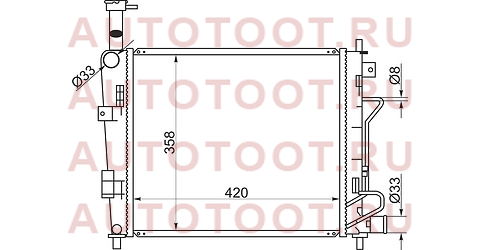 Радиатор KIA PICANTO/MORNING 11- ki000311 sat – купить в Омске. Цены, характеристики, фото в интернет-магазине autotoot.ru