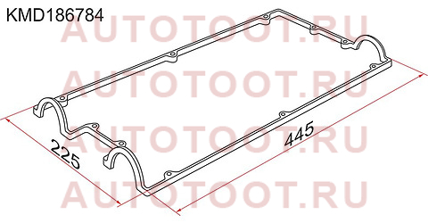 Прокладка клапанной крышки MMC 4G63 DOHC 91- kmd186784 sat – купить в Омске. Цены, характеристики, фото в интернет-магазине autotoot.ru