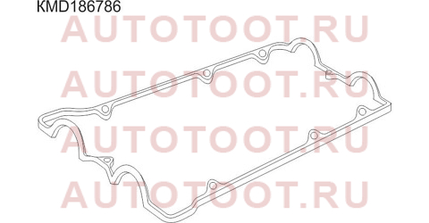Прокладка клапанной крышки MMC 6G73/6G74 DOHC 24V kmd186786 sat – купить в Омске. Цены, характеристики, фото в интернет-магазине autotoot.ru