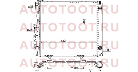 Радиатор MERCEDES E-CLASS W124 2.6/2.8/3.0/3.2/3.6AMG 85-95 mb0001 sat – купить в Омске. Цены, характеристики, фото в интернет-магазине autotoot.ru