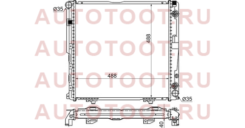 Радиатор MERCEDES E-CLASS W124 2.0/2.2 92-95 mb0002-1 sat – купить в Омске. Цены, характеристики, фото в интернет-магазине autotoot.ru