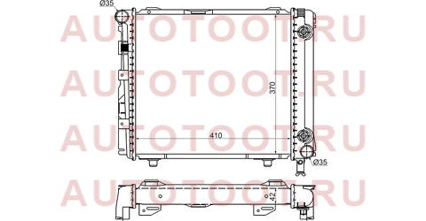 Радиатор MERCEDES E-CLASS W124 2.0/2.2/2.3 85-92 /W201 2.3 83-93 W/O A/C mb0003 sat – купить в Омске. Цены, характеристики, фото в интернет-магазине autotoot.ru