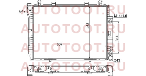 Радиатор MERCEDES S-CLASS W140 3.0TD/3.5TD 91-98 mb0006-2 sat – купить в Омске. Цены, характеристики, фото в интернет-магазине autotoot.ru