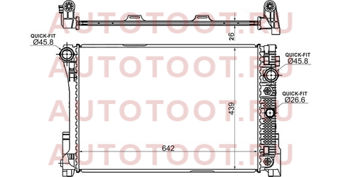 Радиатор MERCEDES C-CLASS W204 1.8-3.5G/2.0D/2.2D 07- / E-CLASS W212 2.0-3.5G 11- /GLK-CLASS 2.8/3.5 mb0009-07 sat – купить в Омске. Цены, характеристики, фото в интернет-магазине autotoot.ru