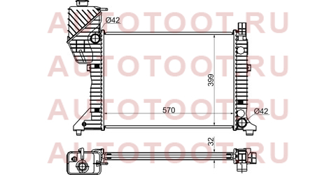 Радиатор MERCEDES SPRINTER 208D/214/308D/310D/312D/314/408D/410D/414 95-06 mb0010 sat – купить в Омске. Цены, характеристики, фото в интернет-магазине autotoot.ru