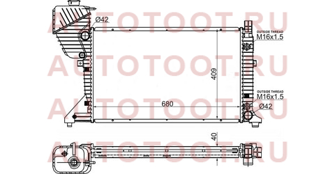 Радиатор MERCEDES SPRINTER 208CDI/211CDI/213CDI/216CDI/308CDI/311CDI/313CDI/316CDI/408CDI/411CDI/413 mb0010-3 sat – купить в Омске. Цены, характеристики, фото в интернет-магазине autotoot.ru