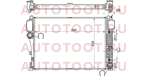 Радиатор MERCEDES S-CLASS W221//CL-CLASS W216 06- mb0012-06 sat – купить в Омске. Цены, характеристики, фото в интернет-магазине autotoot.ru