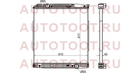 Радиатор MERCEDES ACTROS TRUCK 1996- mb0013-3 sat – купить в Омске. Цены, характеристики, фото в интернет-магазине autotoot.ru