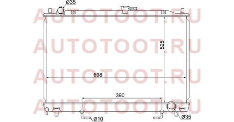 Радиатор MITSUBISHI PAJERO 4M41 99- mc0006-4m41 sat – купить в Омске. Цены, характеристики, фото в интернет-магазине autotoot.ru