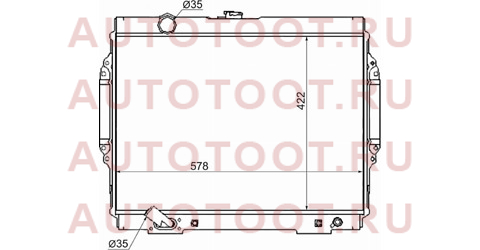 Радиатор MITSUBISHI PAJERO 6G72 V6 3.0 91-99 AT mc0006-v6-atm sat – купить в Омске. Цены, характеристики, фото в интернет-магазине autotoot.ru